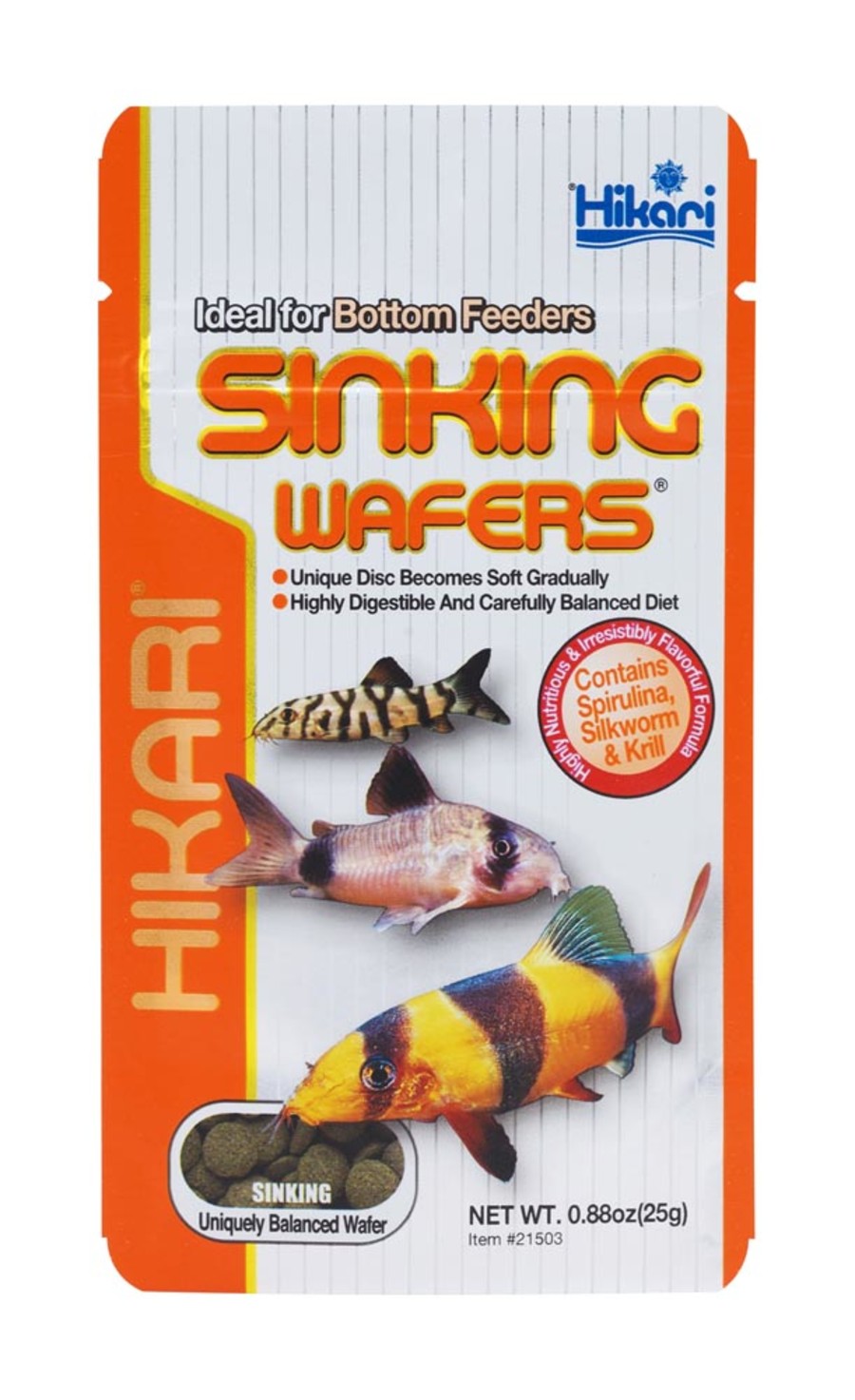 Hikari USA Sinking Wafers Rapidly Sinking Wafer Fish Food