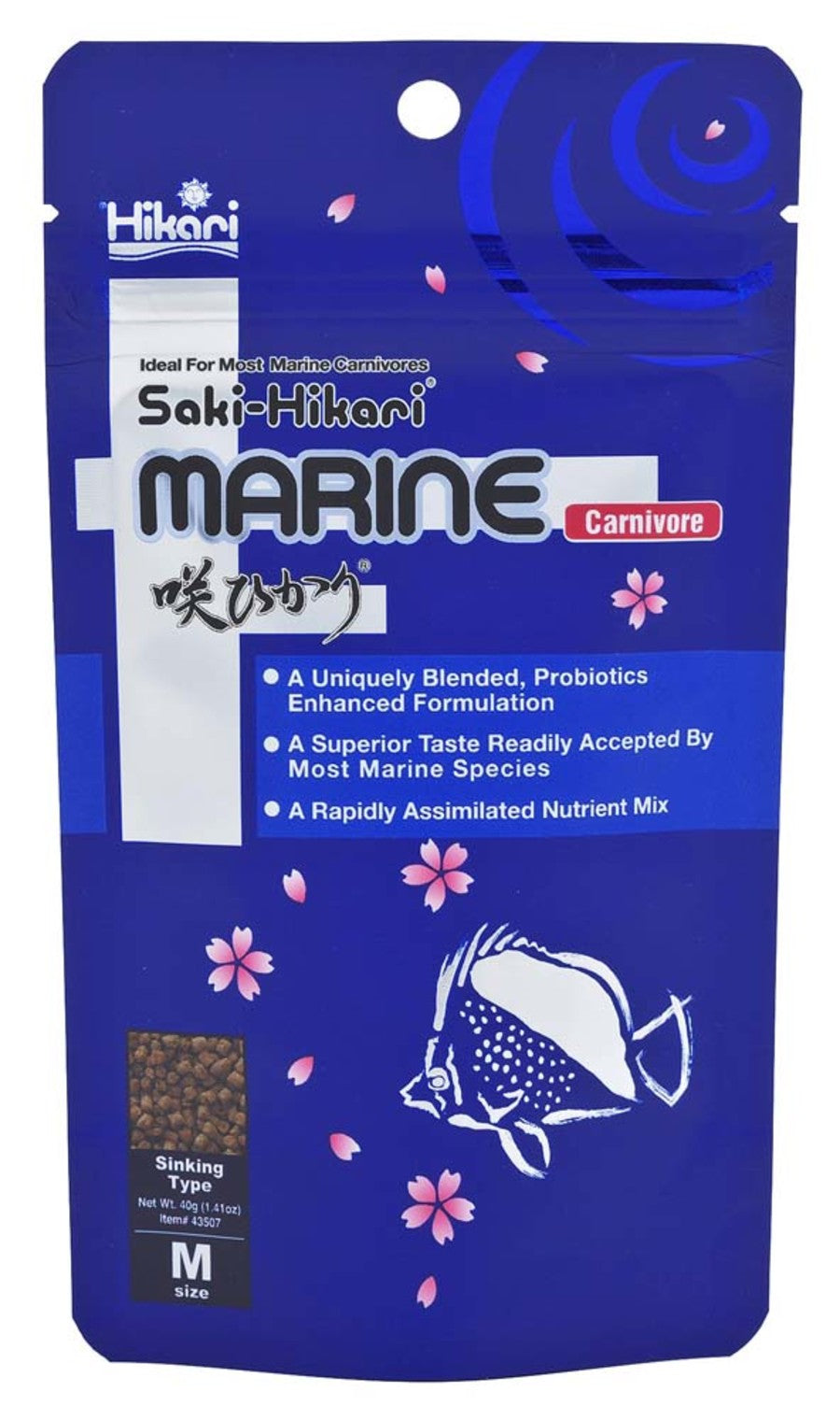 Hikari USA Saki-Hikari Marine Carnivore Pellets Fish Food