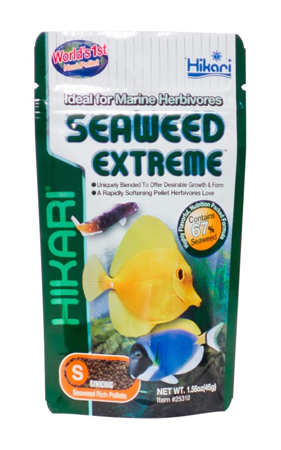 Hikari USA Seaweed Extreme Pellets Fish Food